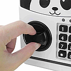 Дитячий сейф скарбничка "Панда" з відбитком пальця, кодовим замком та купюроприймачем, електронна, EL-510-1, фото 7