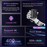 Hongtop S30 FullHD проектор, Android version, 1920х1080, White, фото 4
