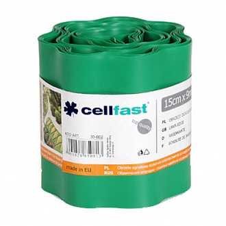 Газонні бордюр Cellfast 15 см х 9 м Зелений