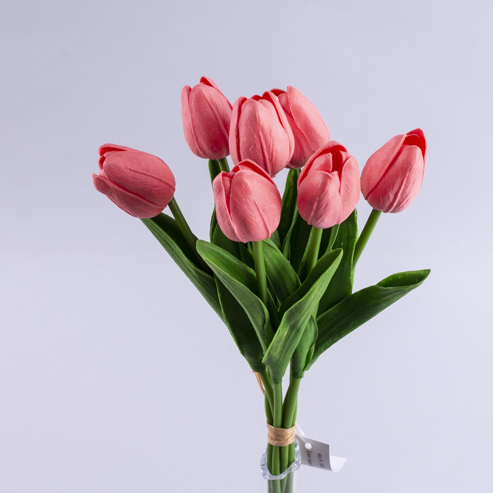 Букет тюльпан зі спіненого латексу (рожевий)