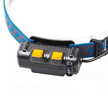 Ліхтар налобний BL-W691-2COB (white+red+RGB), Motion Sensor, ЗУ Type-C, фото 6