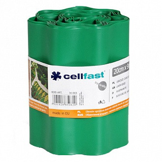Газонні бордюр Cellfast 20 см х 9 м Зелений