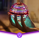 Літаюча куля бумеранг FlyNova Flying Spinner RGB червоний, фото 6