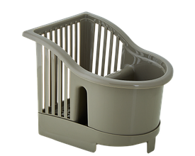 Підставка для столових приладів Алеана 17*13*14см какао