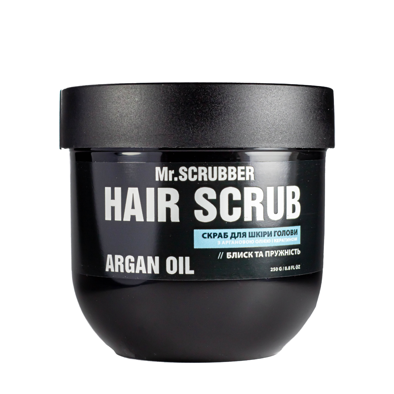 Скраб для шкіри голови Mr. Scrubber Argan Oil Hair Scrub з олією аргани та кератином 250 мл