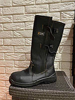 Чоботи робочі Талан Євро ШКІРА на Овчині з металевим носком