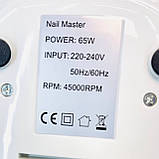 Фрезер CJ DM-006 для апаратного манікюру та педикюру, 45000 об./хв., 65 Вт., фото 4