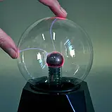 Лампа настільна Куля з блискавками Plasma Ball Magic маленький Нічник Тесла Світильник Магічний шар, фото 3