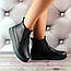 Зимові черевики жіночі чорні шкіряні К 1416, фото 2