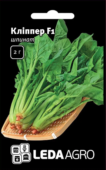 Шпинат Кліппер, ранній, 2 г (Leda Agro), фото 1