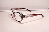 Окуляри жіночі для зору, з діоптріями, коригувальні з білою лінзою +2,75, фото 2