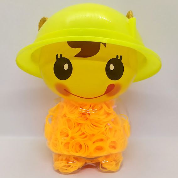 Набір гумок для плетіння 2000 шт оранжеві