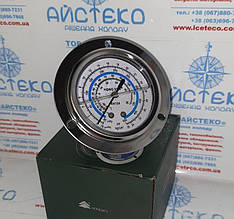 Манометр гліцериновий для R-410а (низького тиску, для панельного кріплення)