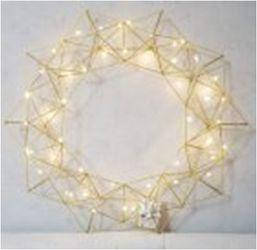 Вінок Різдвяний 50 см LED гірлянда 50 лампочок   220240