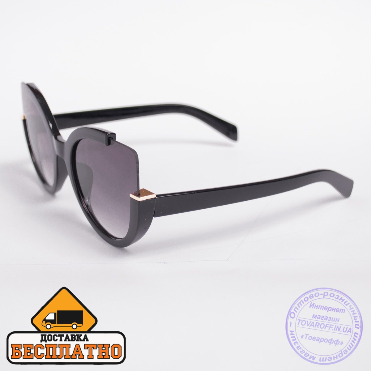 Солнцезащитные очки черные - 1519 - фото 3 - id-p288769816