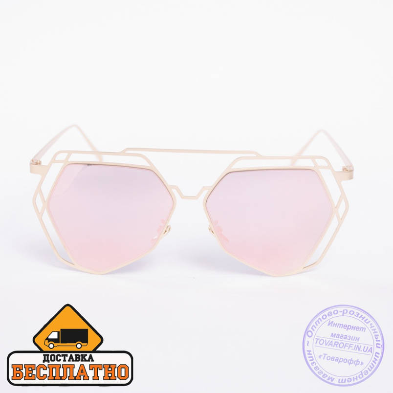 Солнцезащитные очки золотистые - 30122, фото 2
