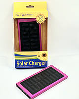 Портативный Power bank на солнечной батарее / Power bank Solar Carger / 20000 mAh.с мощным LED фонариком