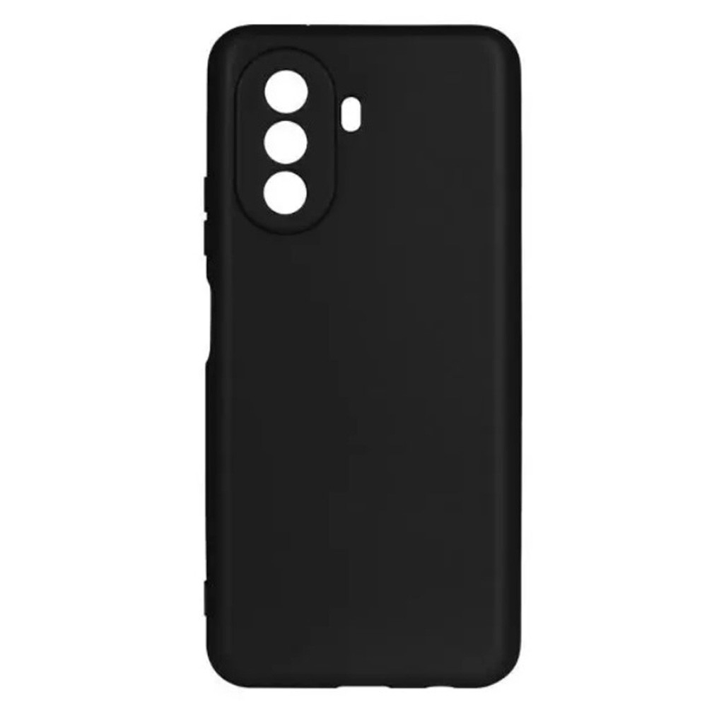 Матовий чохол TPU для Huawei Nova Y70 / Y70 Plus, Black, фото 1