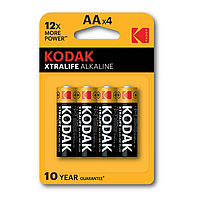 Батарейка Kodak Alkaline AA (пальчик, LR6 на блістері) 80шт/уп