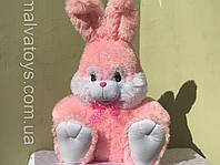 М'яка плюшева іграшка Зайчик Хрум, 130 см рожевий