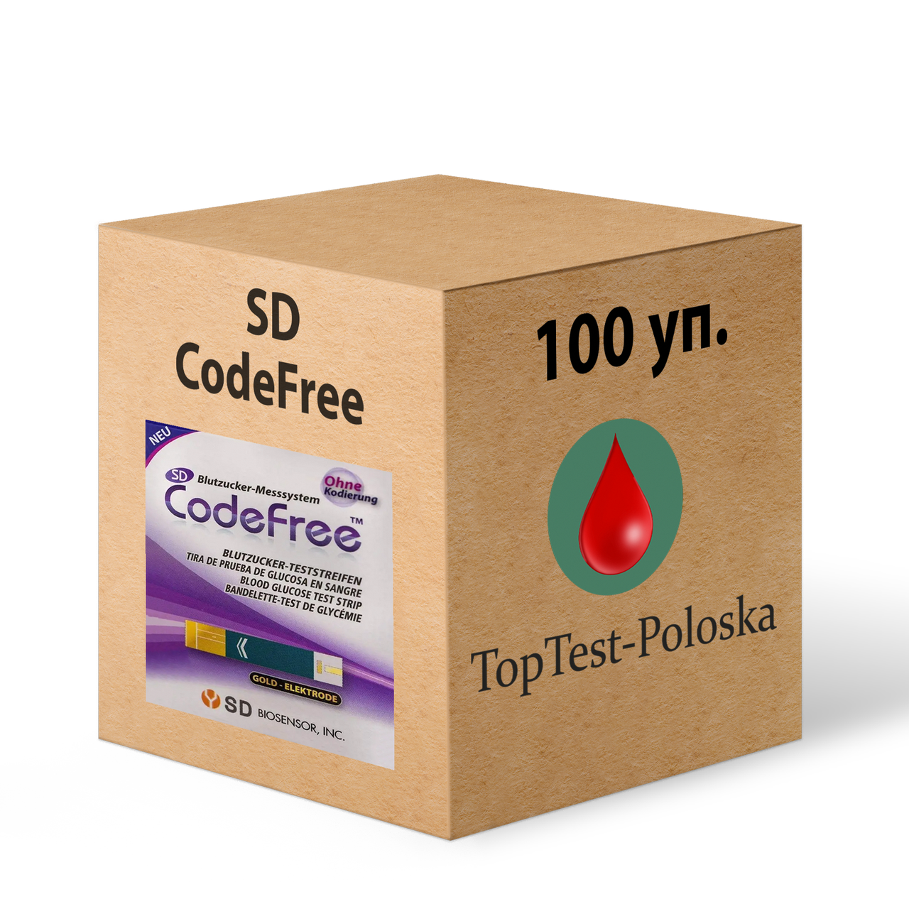 Тест-смужки SD CodeFree 100 паковань
