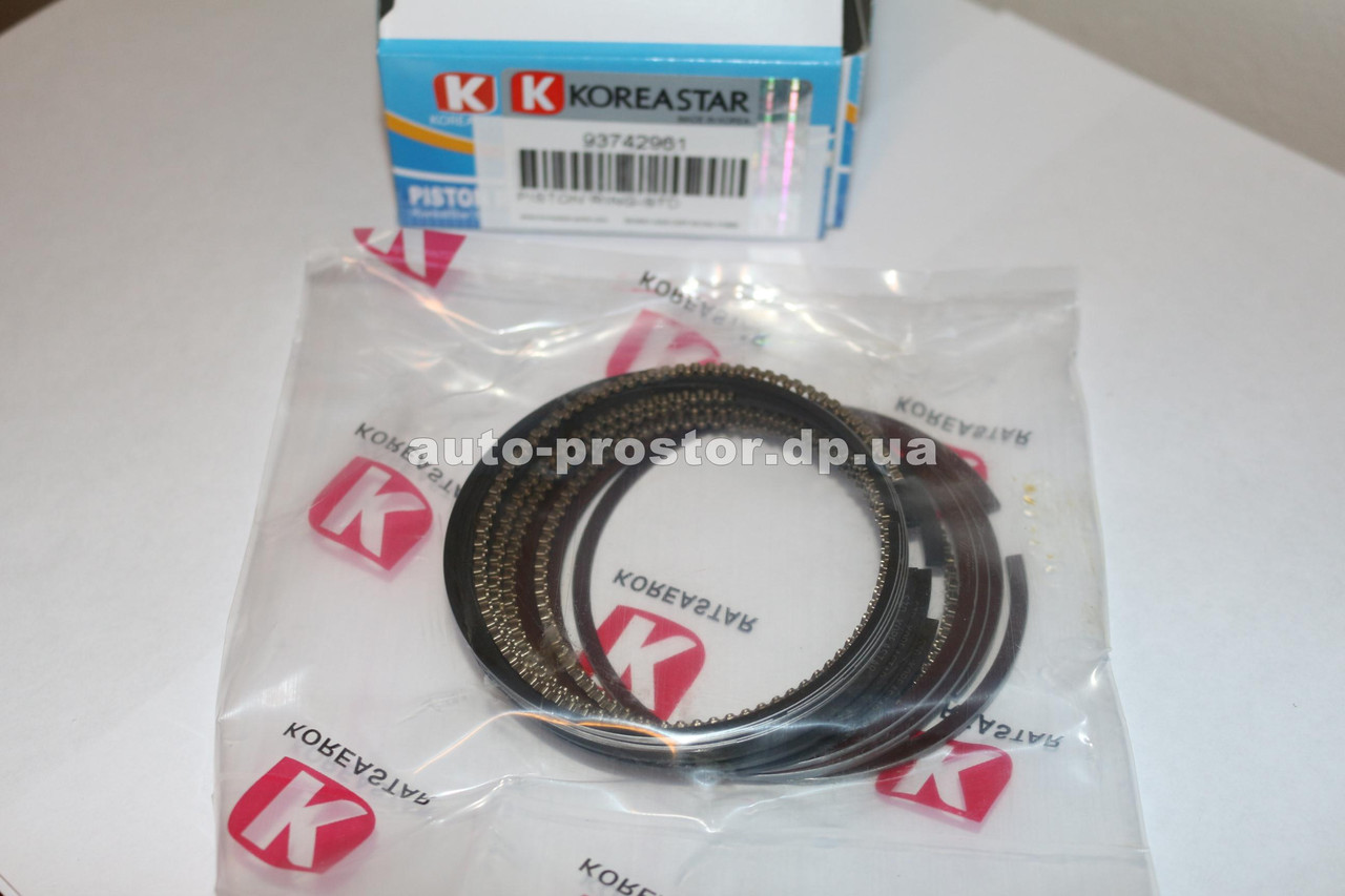 Кільця поршневі к-т Авео 1,5 (KS) STD 93742961