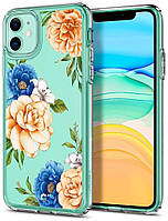 Чехол Spigen для iPhone 11 Ciel, Blue Floral (076CS27530)