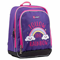 Рюкзак школьный Smart Follow the rainbow 558039 26х34х11 см фиолетовый GL_55