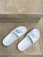 Кроссовки, кеды отличное качество Nike Slides White Silver Размер 40