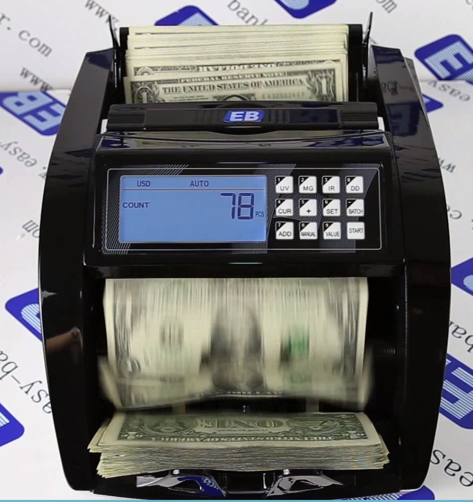 Счетная машинка для денег c детектором UV и выносным боковым дисплеем Bill Counter AL 6100 А счетчик ку GL_55 - фото 8 - id-p1739128325