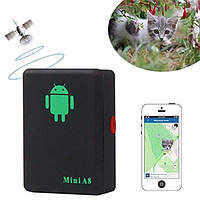 Универсальный Gps трекер для авто животных и детей Mini A8 GPRS Tracker, Gps маяк для собак и кошек . GL_55