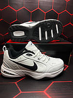 Кроссовки, кеды отличное качество Nike Air Monarch White Black Размер 44