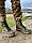Берці черевики тактичні зимові на овчині KOBRA MEMBRANA OLIVA натуральна шкіра колір олива хакі, фото 5