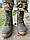 Берці черевики тактичні зимові на овчині KOBRA MEMBRANA OLIVA натуральна шкіра колір олива хакі, фото 6