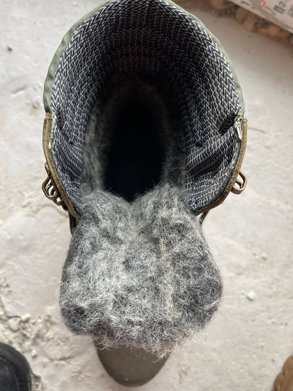Берцы ботинки тактические зимние на овчине KOBRA MEMBRANA OLIVA натуральная кожа цвет олива хаки - фото 2 - id-p1738919492