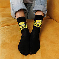 Женские носки «Барт Симпсон в полоску»