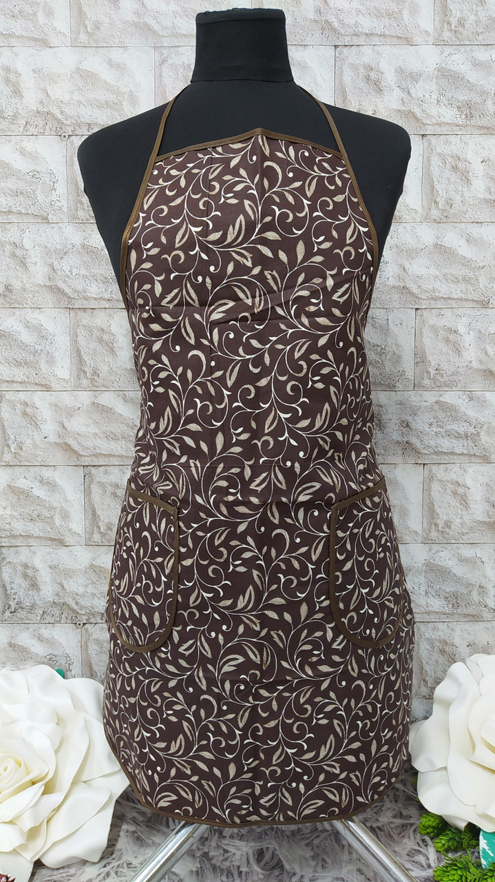 Фартух з надгрудником для кухні тканина бязь Н-950, фото 1