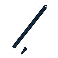 Силиконовый чехол COTEetCI Solid Dark Blue для Apple Pencil 2