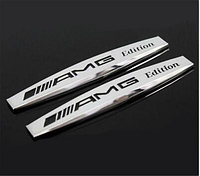 Табличка AMG EDITION 2 шт. металл. таблички( 100 мм 18 мм Mercedes-Benz