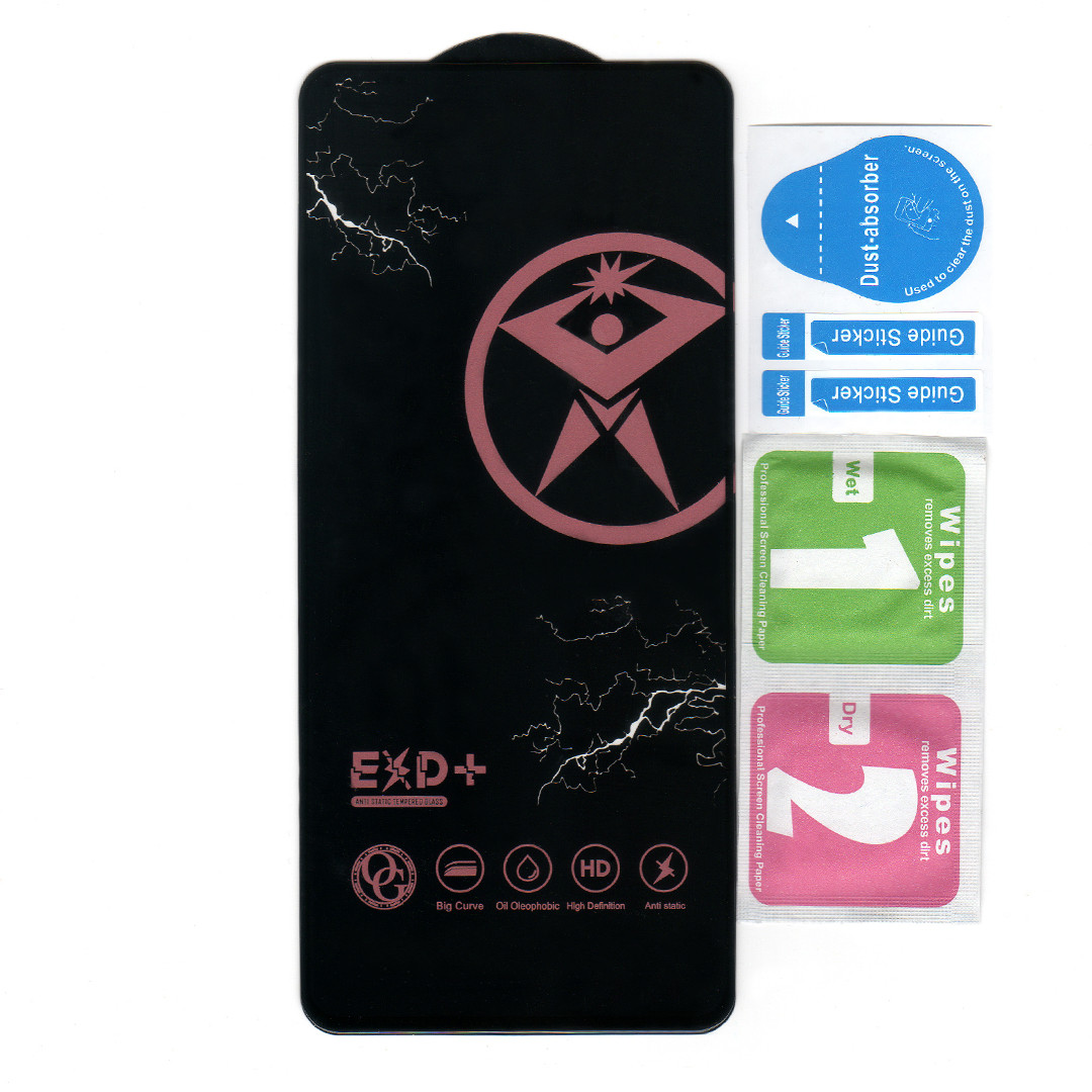 Захисне скло ESD для Xiaomi Redmi Note 12 5G | Full Glue | Big Curve | Anti-static