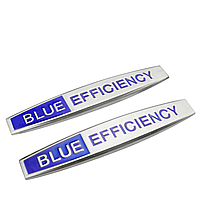 Таблички BLUE EFFICIENCY 2 шт. металл. таблички сатин 100 мм 18 мм Mercedes Benz