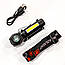 Налобний ліхтар KX-212-XPE, 5SMD, Li-Ion акум., Waterproof, ЗУ microUSB, фото 4