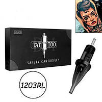 10x Модульна голка 1203RL 0.35мм, картридж для тату мембранний, контур, 3RL, стерильні голки