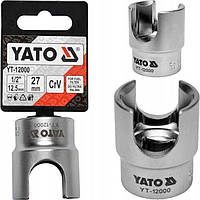 Головка(Знімач)Для Паливного Фільтру YATO: квадрат-1/2", М27 мм, Cr-V