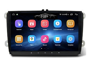 Універсальна магнітола FORS.auto для Volkswagen VW9-150 на Android (9 inch, 2/32 Gb)