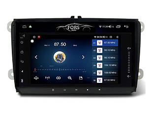 Універсальна магнітола FORS.auto для Volkswagen VW9-400 на Android (9 inch, 4/64 Gb, CarPlay)