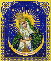 Икона для вышивки бисером Пресвятая Богородица Остробрамская Цена указана без бисера