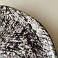 Плоска тарілка овальна чорно біла керамічна, фото 4