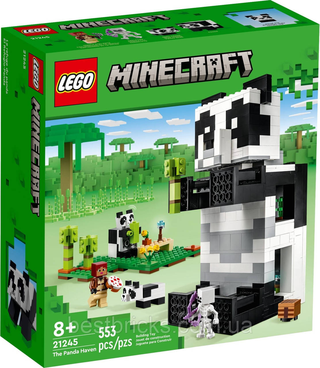 Lego Minecraft Будинок панди 21245