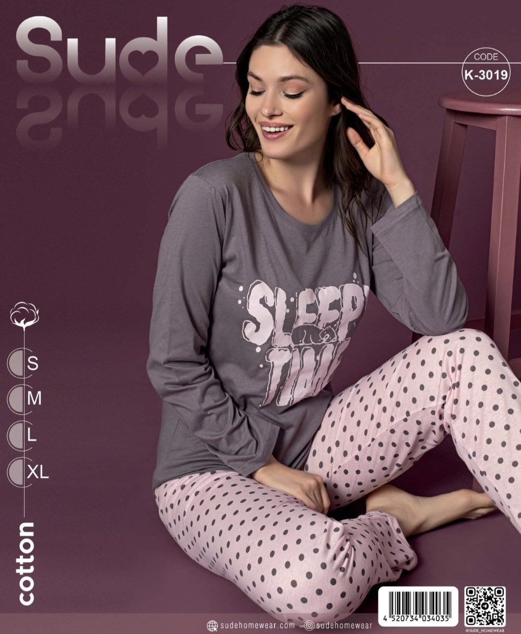 Піжама молодіжна з довгими штанами та кофточкою, фото 1